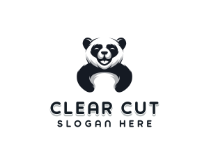 Panda Animal Bear logo design