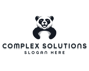 Panda Animal Bear logo design