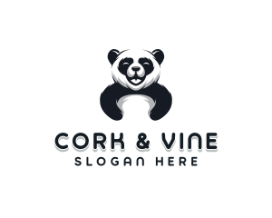 Panda Animal Bear logo design