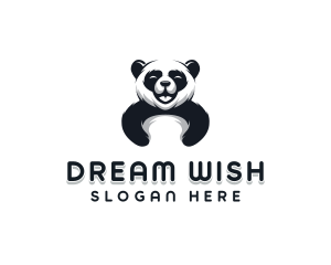 Panda Animal Bear logo design