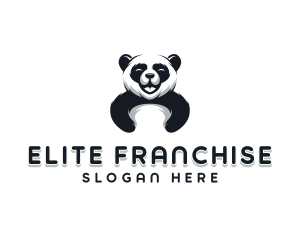 Panda Animal Bear logo design