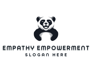 Panda Animal Bear logo design