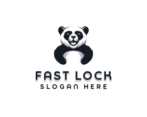 Panda Animal Bear logo design