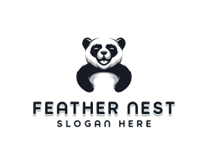 Panda Animal Bear logo design