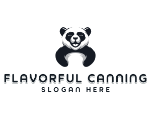 Panda Animal Bear logo design