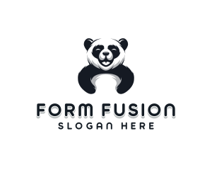 Panda Animal Bear logo design