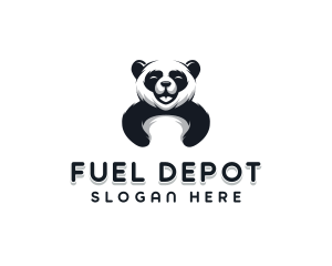 Panda Animal Bear logo design