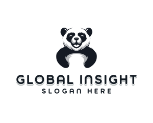 Panda Animal Bear logo