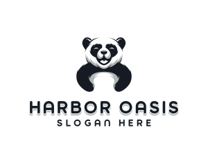 Panda Animal Bear logo design