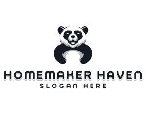 Panda Animal Bear logo design