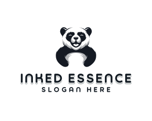 Panda Animal Bear logo design