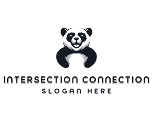 Panda Animal Bear logo design