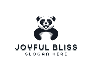 Panda Animal Bear logo design