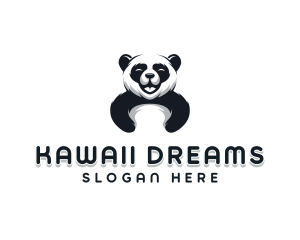 Panda Animal Bear logo design