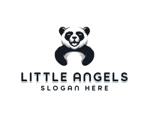 Panda Animal Bear logo design