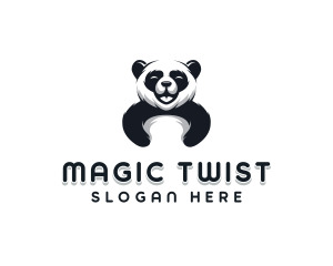 Panda Animal Bear logo design