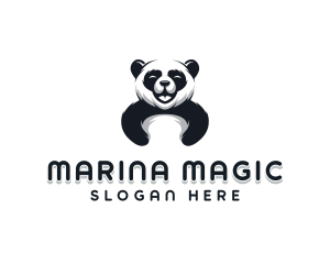 Panda Animal Bear logo design