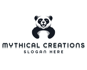 Panda Animal Bear logo design