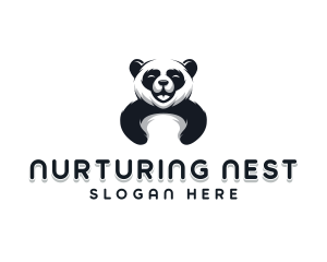 Panda Animal Bear logo design