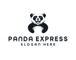 Panda Animal Bear logo