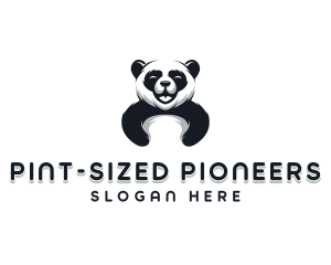 Panda Animal Bear logo design