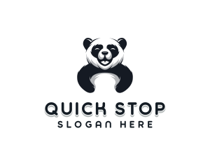 Panda Animal Bear logo design