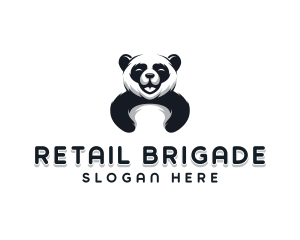 Panda Animal Bear logo design