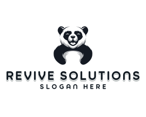 Panda Animal Bear logo design