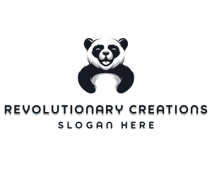 Panda Animal Bear logo design