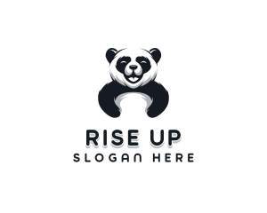 Panda Animal Bear logo design