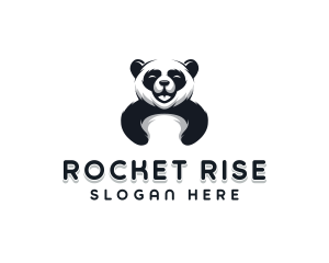 Panda Animal Bear logo design