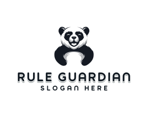 Panda Animal Bear logo design