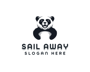 Panda Animal Bear logo design