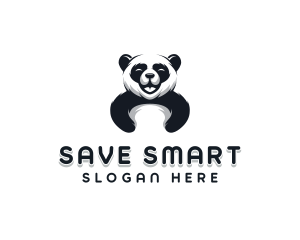 Panda Animal Bear logo design