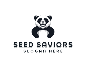 Panda Animal Bear logo design