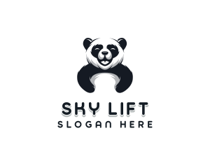 Panda Animal Bear logo design