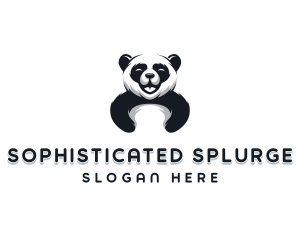 Panda Animal Bear logo design