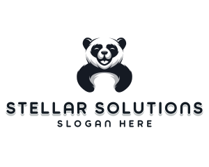 Panda Animal Bear logo design