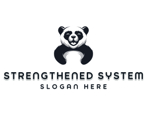 Panda Animal Bear logo design