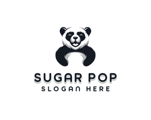 Panda Animal Bear logo design