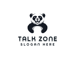 Panda Animal Bear logo design