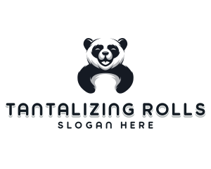 Panda Animal Bear logo design