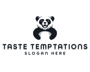 Panda Animal Bear logo design