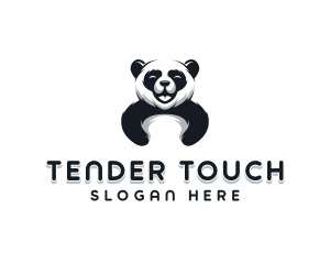 Panda Animal Bear logo design