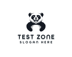 Panda Animal Bear logo design