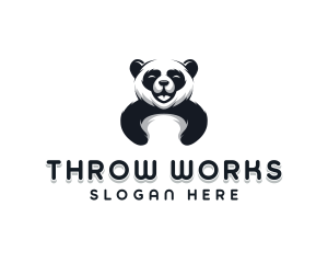 Panda Animal Bear logo design