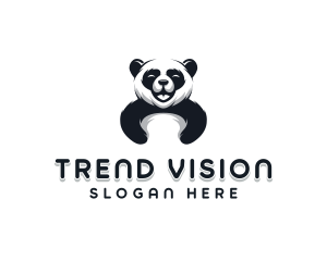 Panda Animal Bear logo design