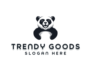 Panda Animal Bear logo design