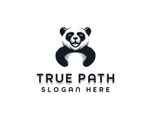 Panda Animal Bear logo design