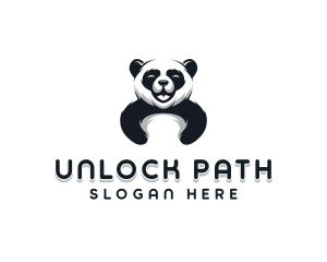 Panda Animal Bear logo design